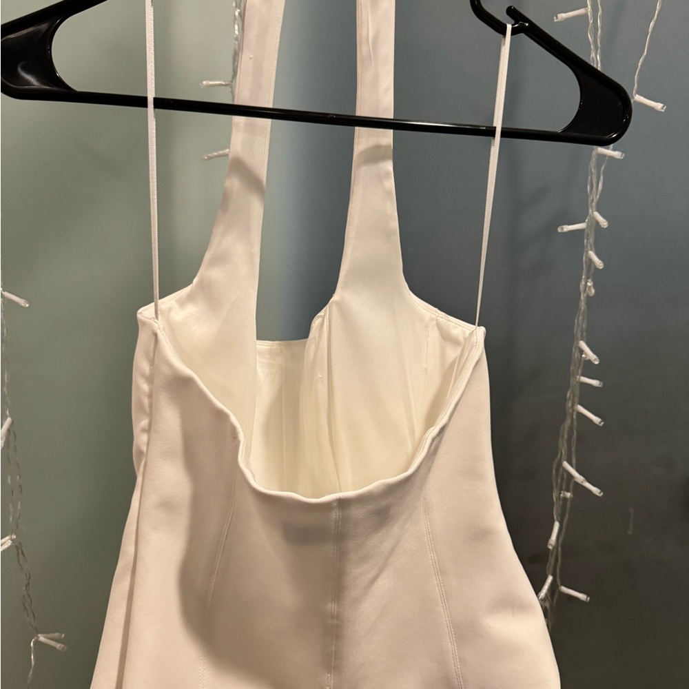Elegant White Halter top